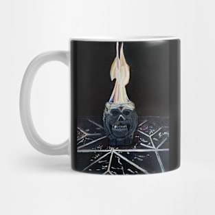 Skull Fire Painting Mug